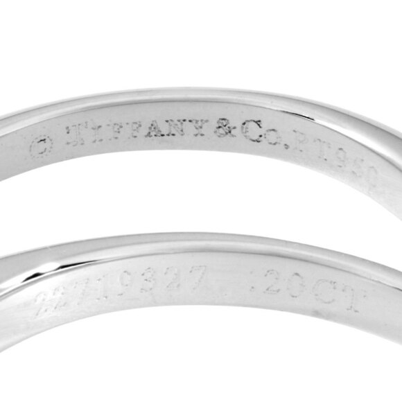 TIFFANY Silver Diamond Ring main image 2